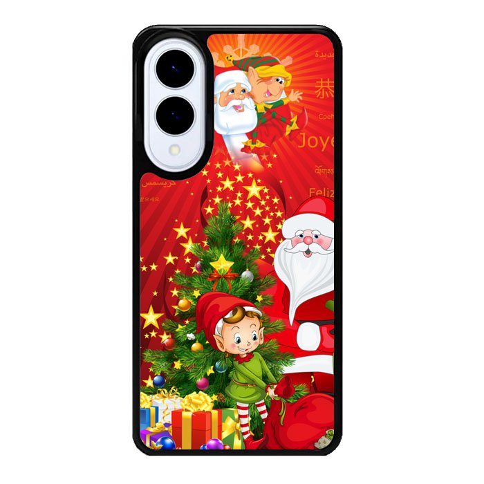 Funny Christmas Elf X2853 Samsung Galaxy S25 Edge Case