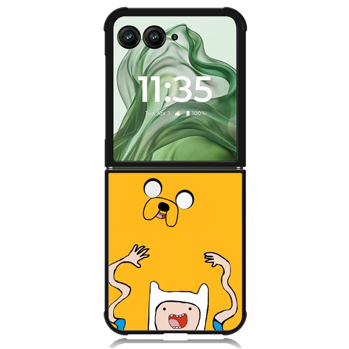 finn and jake X2910 Motorola Moto Razr+ Plus 2024/2025 Case, Motorola Razr 50 Ultra/50s Ultra Case