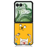 finn and jake X2910 Motorola Moto Razr+ Plus 2024/2025 Case, Motorola Razr 50 Ultra/50s Ultra Case