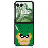 Green Arrow X3085 Motorola Moto Razr+ Plus 2024/2025 Case, Motorola Razr 50 Ultra/50s Ultra Case