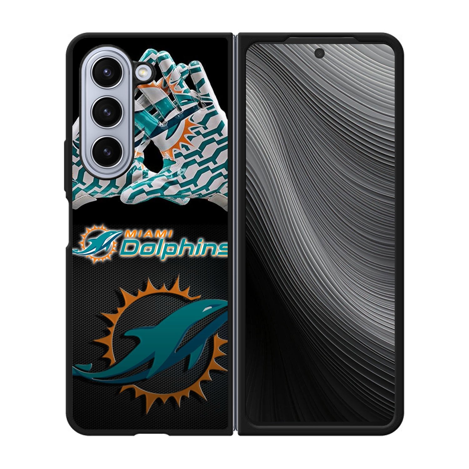 Miami Dolphins Logo Case Samsung Galaxy z Fold 5 5G BC0134