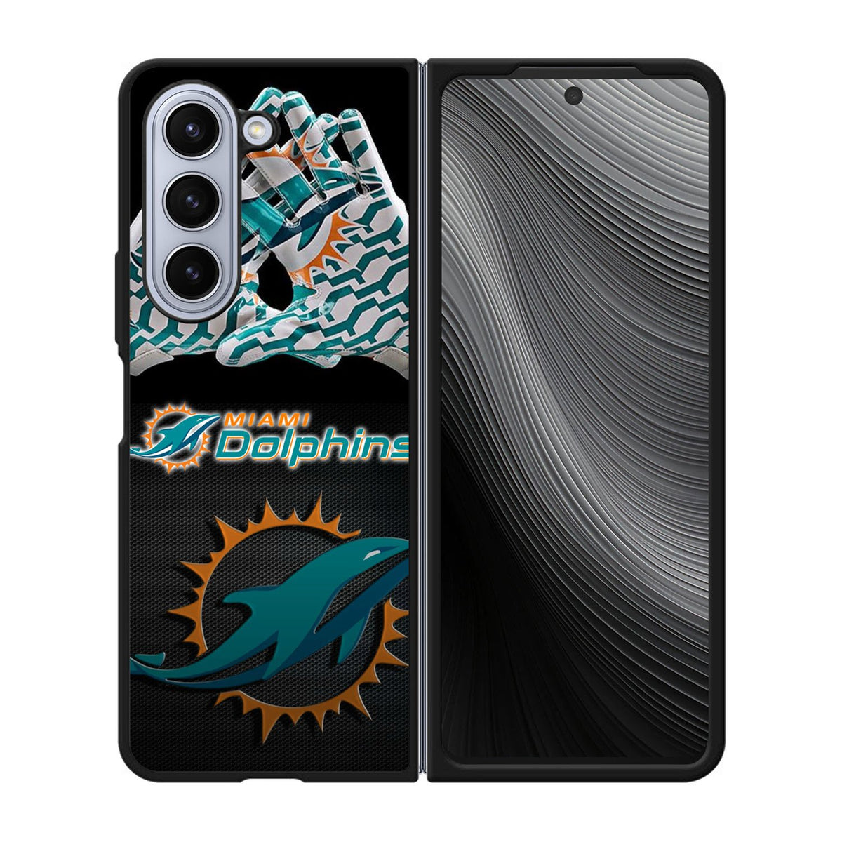 Miami Dolphins Logo Case Samsung Galaxy z Fold 5 5G BC0134