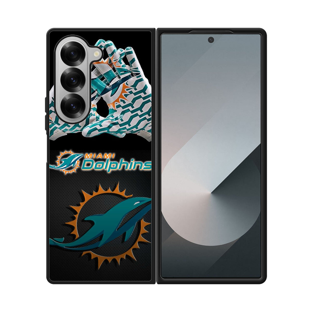 Miami Dolphins Logo Case Samsung Galaxy Z Fold 6 5G BC0134