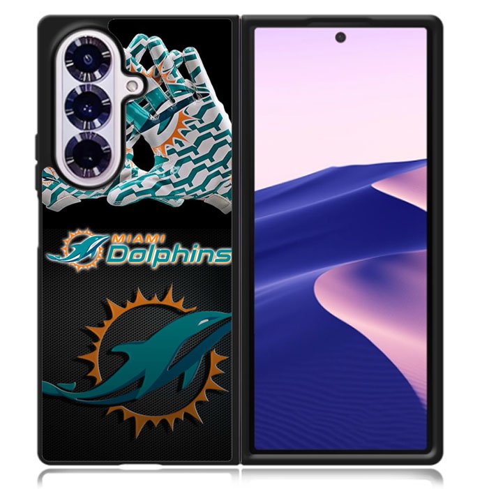 Miami Dolphins Logo Samsung Galaxy Z Fold 7 5G Case BC0134