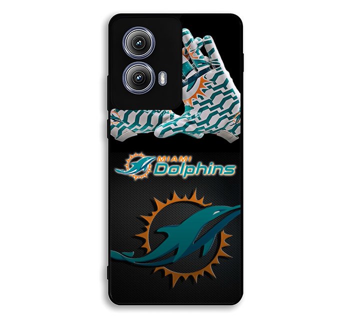 Miami Dolphins Logo Motorola Moto Edge 2024 Case BC0134