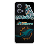 Miami Dolphins Logo Motorola Moto Edge 2024 Case BC0134