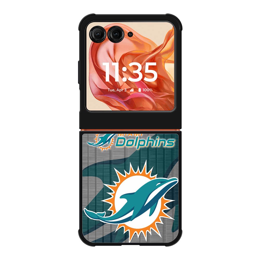 miami dolphins Motorola Moto Razr 2025/2024 , Moto Razr 60/50 Case BC0135