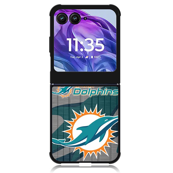 miami dolphins 1st Motorola Moto Razr 2024 , Moto Razr 50 Case