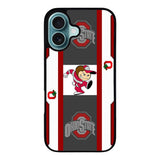 Ohio State Buckeyes Case iPhone 16 Plus BC0140