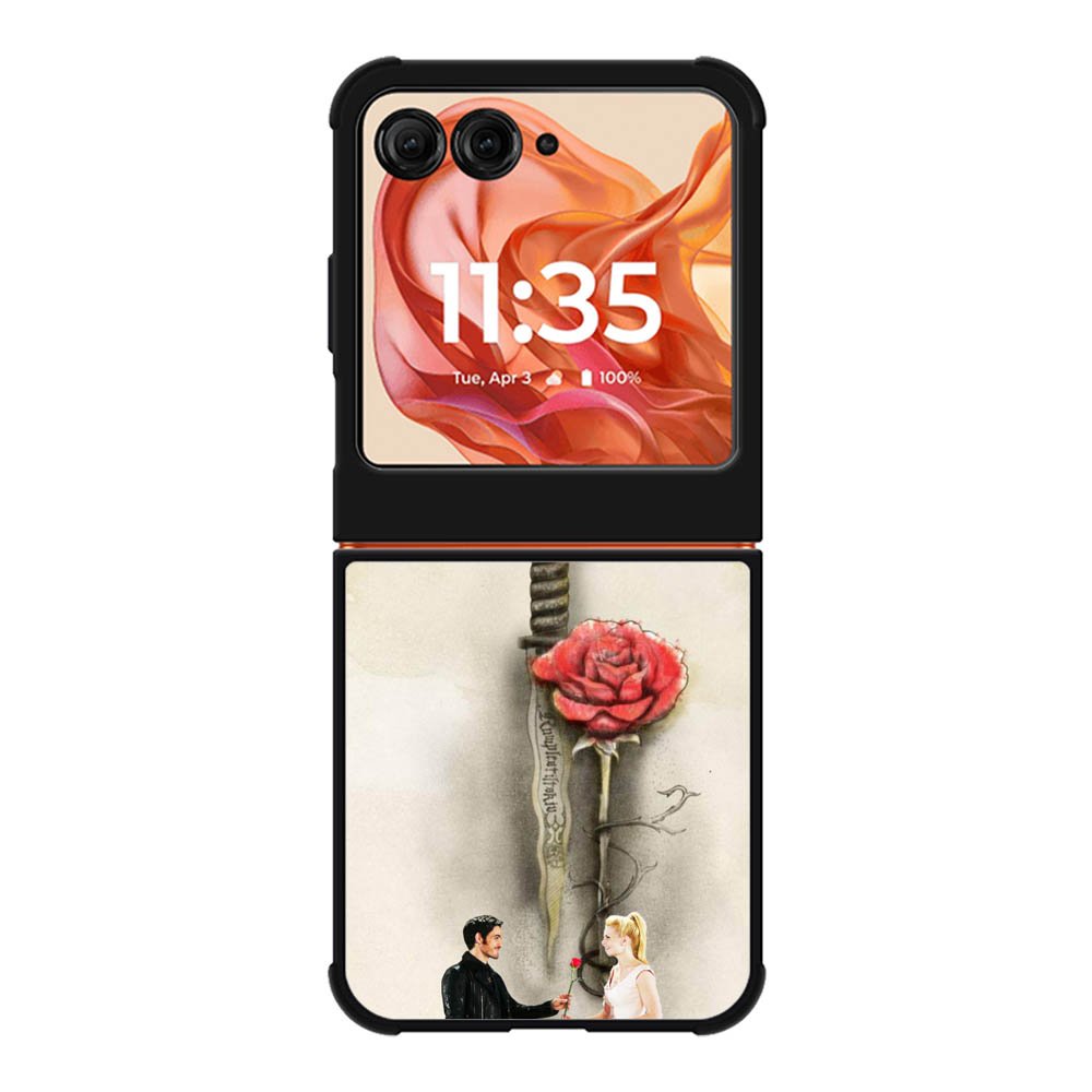 Once Upon A Time Rose Motorola Moto Razr 2025/2024 , Moto Razr 60/50 Case BC0141