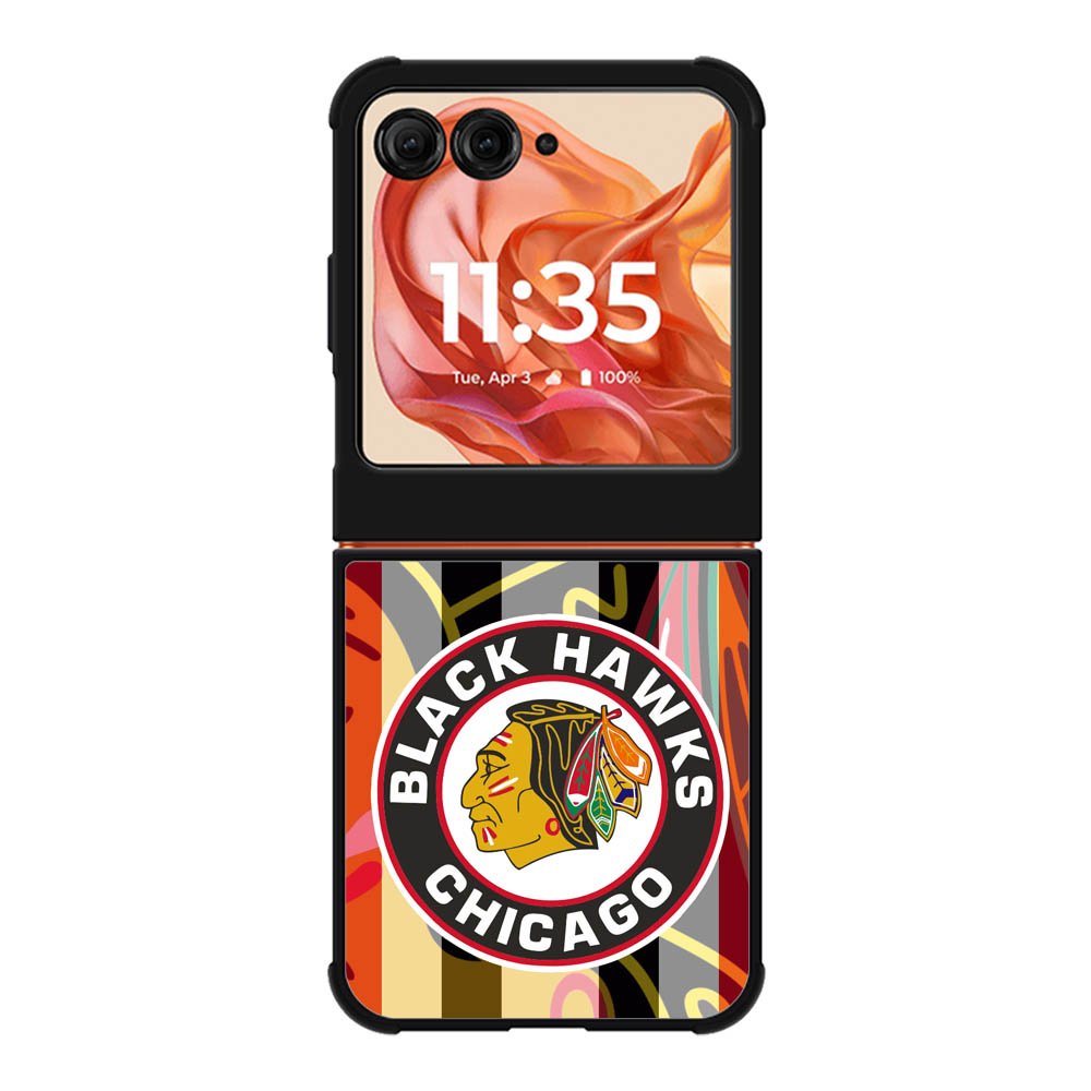 Chicago Blackhawks Motorola Moto Razr 2025/2024 , Moto Razr 60/50 Case BC1606