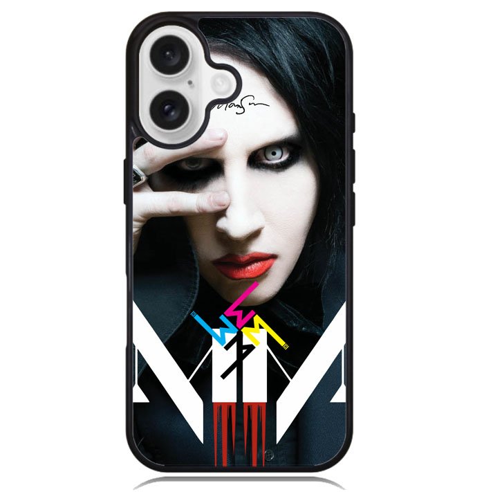 Marilyn Manson Gothic X3546 iPhone 16 Plus Case