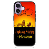 Hakuna Matata No Worries  X3644 iPhone 17 Case