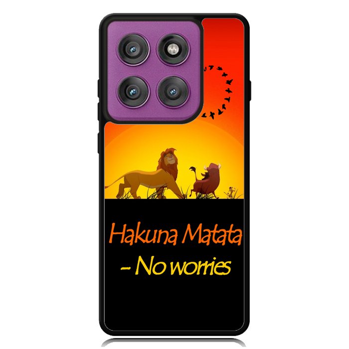 Hakuna Matata No Worries  X3644 Motorola Moto Edge 2025 | Moto Edge 60 Fusion | Moto Edge 60 Pro Case