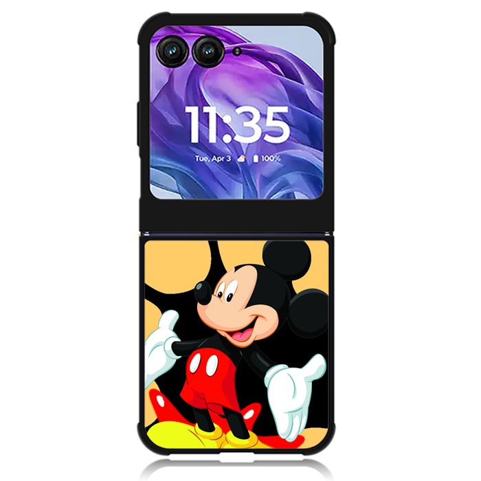 Mickey Mouse Art Motorola Moto Razr 2024 , Moto Razr 50 Case