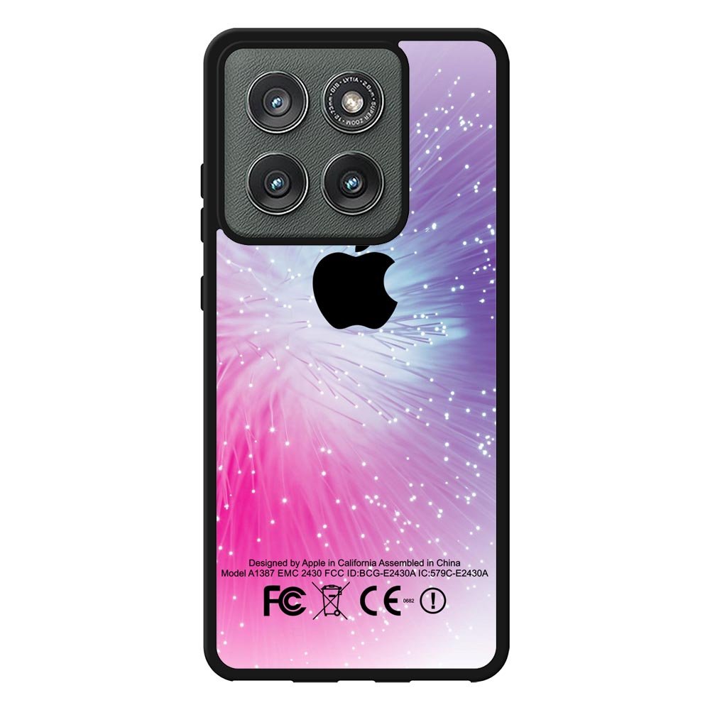 Pink Lilac White Blue X3898 Motorola Moto Edge 2025 Case