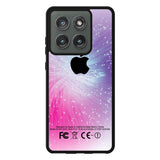 Pink Lilac White Blue X3898 Motorola Moto Edge 2025 Case