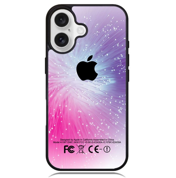 Pink Lilac White Blue X3898 iPhone 16 Plus Case
