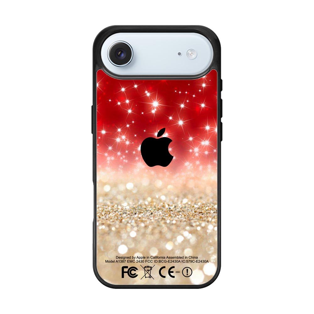 Red And Silver X3899 iPhone Air Case
