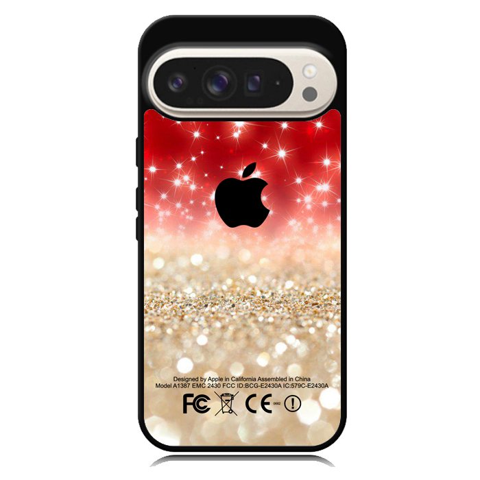 Red And Silver X3899 Google Pixel 9 | Google Pixel 9 Pro Case