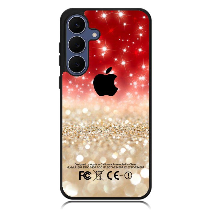 Red And Silver X3899 Samsung Galaxy S25 FE Case