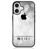 Silver Glitter X3897 iPhone 16 Plus Case