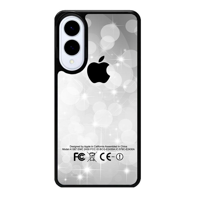 Silver Glitter X3897 Samsung Galaxy S25 Edge Case
