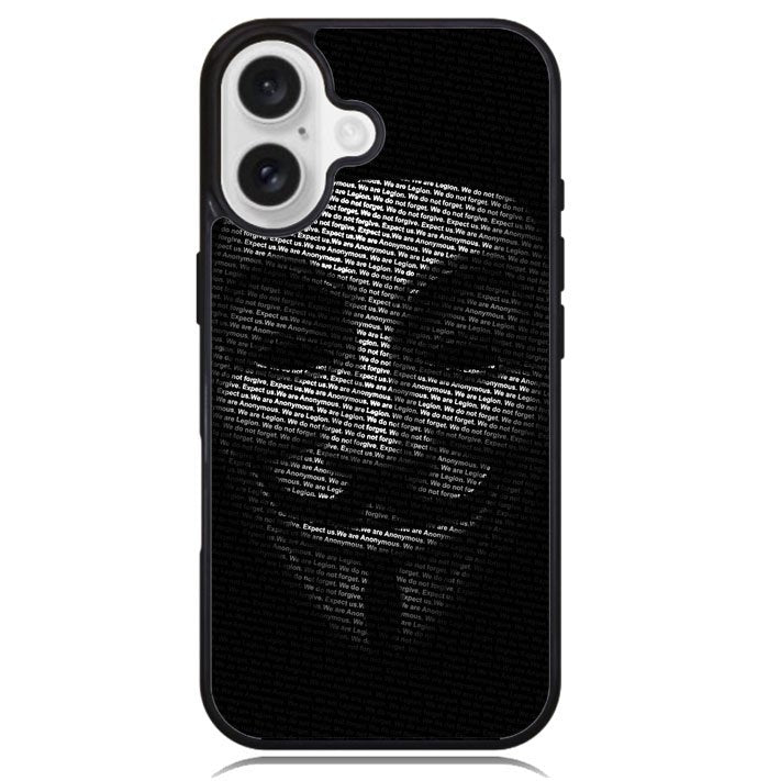 Guy Fawkes Mask Anonymous  X4173 iPhone 16 Case