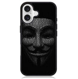 Guy Fawkes Mask Anonymous  X4173 iPhone 16 Plus Case