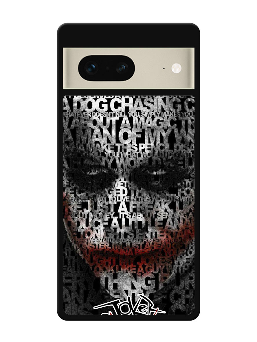 Joker Typography Quotes 1st Google Pixel 7 Case