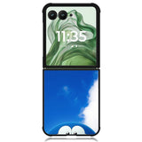 Doraemon Stand By X4291 Motorola Moto Razr+ Plus 2024/2025 Case, Motorola Razr 50 Ultra/50s Ultra Case