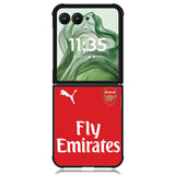 Arsenal Fc X4285 Motorola Moto Razr+ Plus 2024/2025 Case, Motorola Razr 50 Ultra/50s Ultra Case