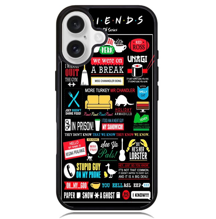 Friends TV Show X4372 iPhone 16 Plus Case