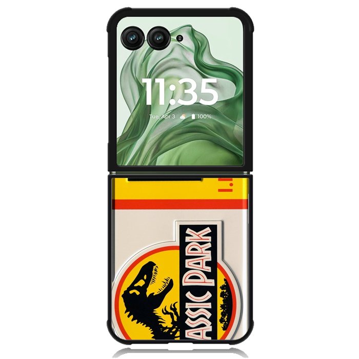 Jurassic Park Jeep License X4378 Motorola Moto Razr+ Plus 2024/2025 Case, Motorola Razr 50 Ultra/50s Ultra Case