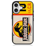 Jurassic Park Jeep License X4378 iPhone 16 Case