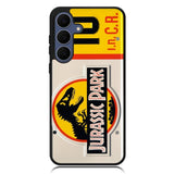Jurassic Park Jeep License X4378 Samsung Galaxy S25 FE Case