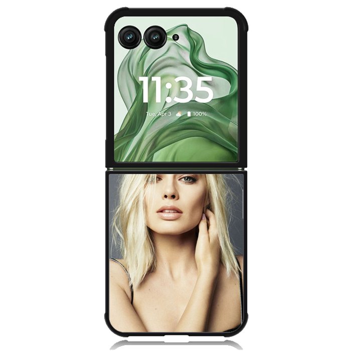 Margot Robbie X4508 Motorola Moto Razr+ Plus 2024/2025 Case, Motorola Razr 50 Ultra/50s Ultra Case