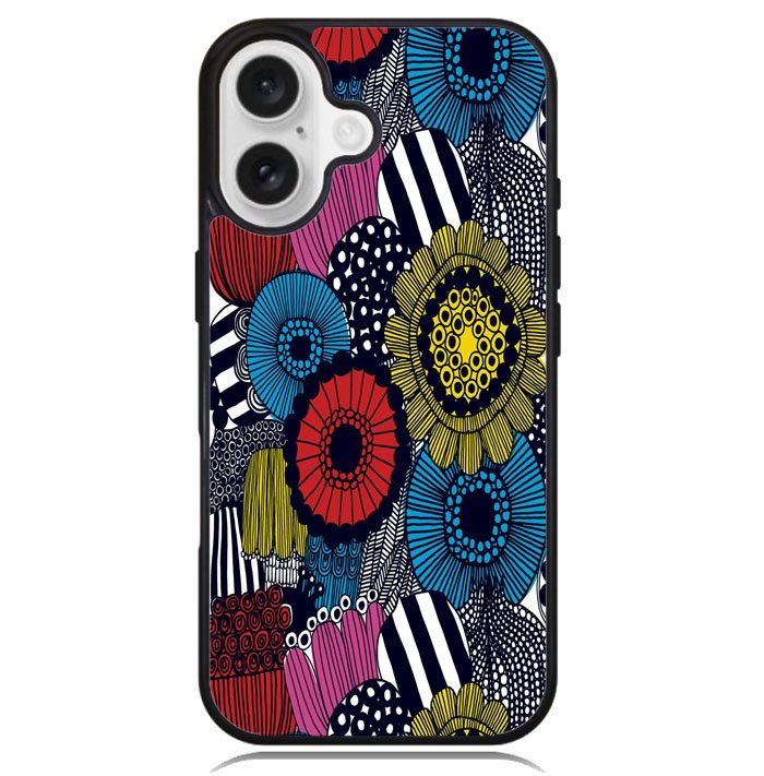 Marimekko Fabric  X4482 iPhone 16 Plus Case