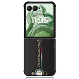 Inter Milan Logo X4585 Motorola Moto Razr+ Plus 2024/2025 Case, Motorola Razr 50 Ultra/50s Ultra Case