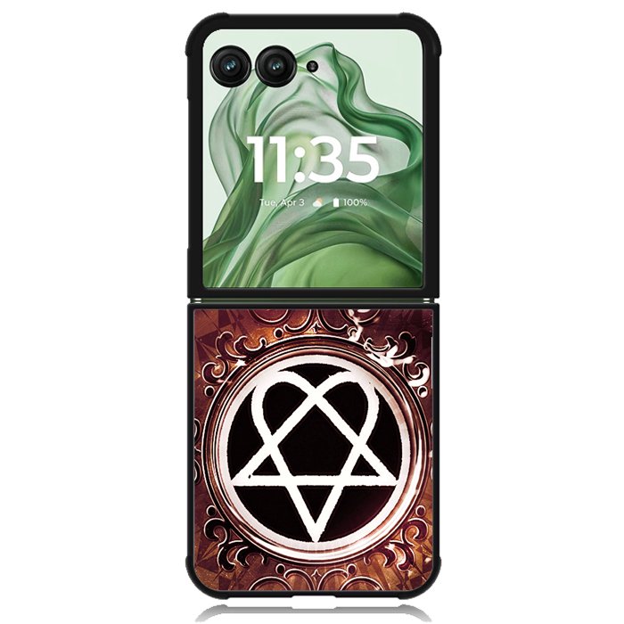 HIM Heartagram X0015 Motorola Moto Razr+ Plus 2024/2025 Case, Motorola Razr 50 Ultra/50s Ultra Case
