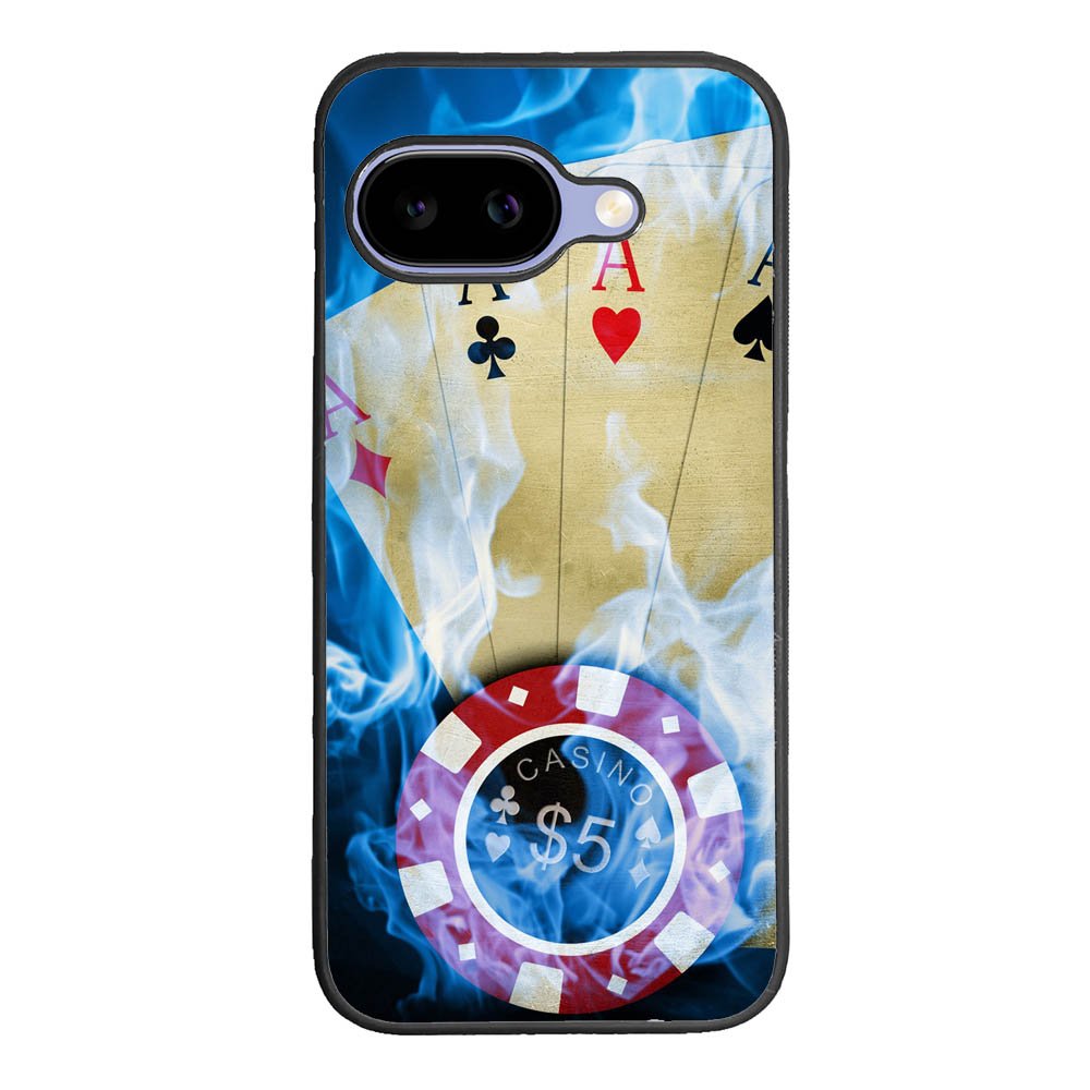 Blue Fire Ace Cards Google Pixel 10A Case BC0200