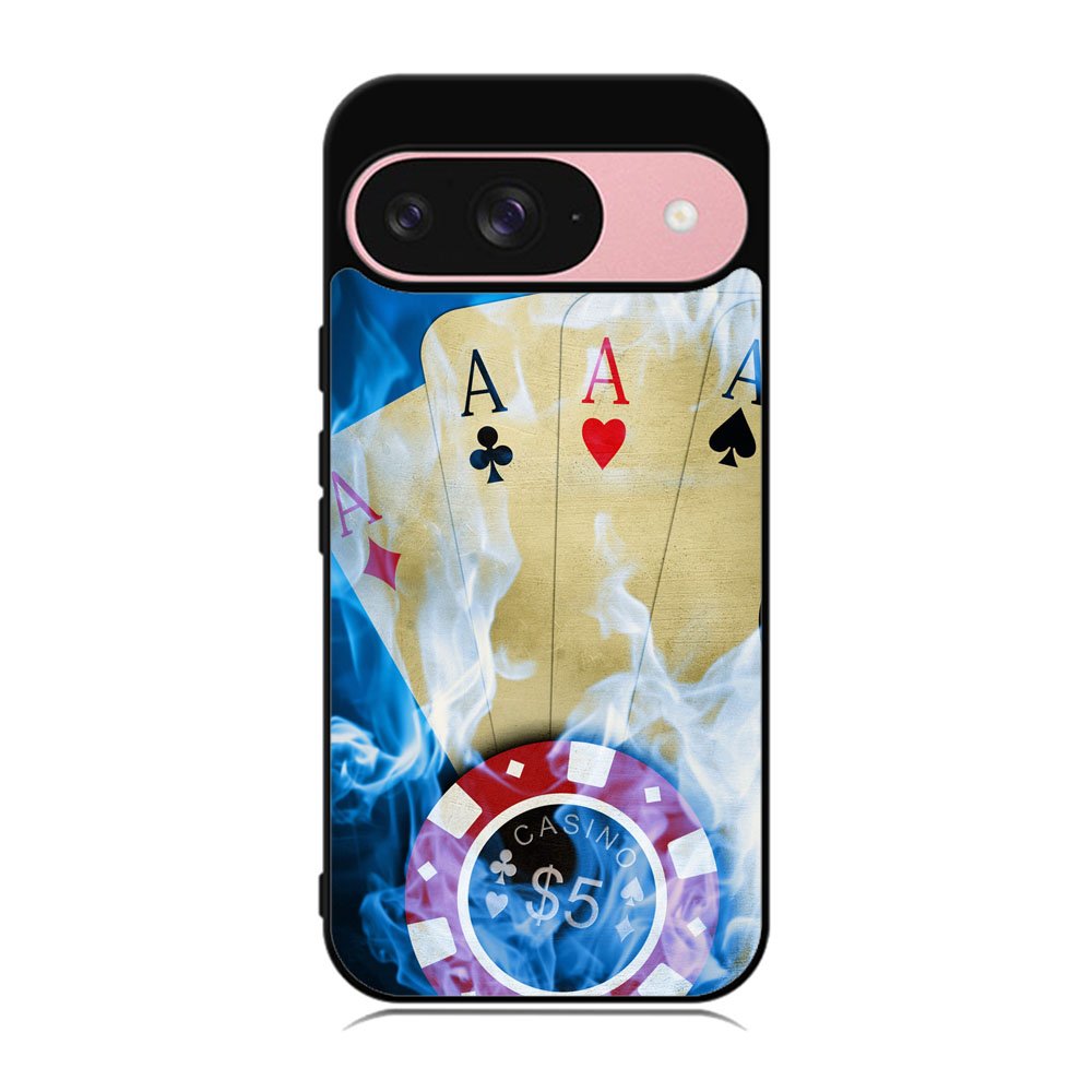 Blue Fire Ace Cards Case Google Pixel 9 BC0200