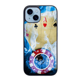 Blue Fire Ace Cards Case iPhone 15 Plus BC0200