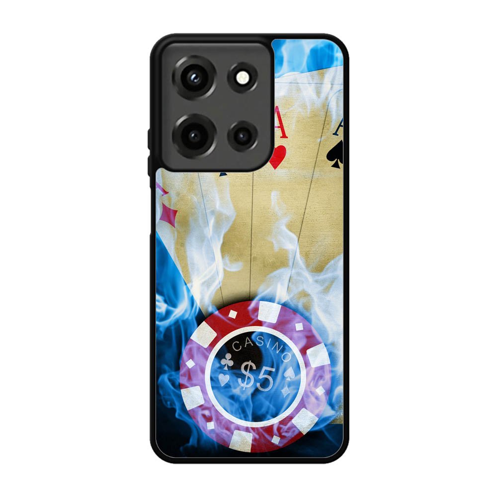 Blue Fire Ace Cards Motorola Moto G 5G 2025 Case BC0200