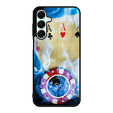 Blue Fire Ace Cards Samsung Galaxy A16 Case BC0200
