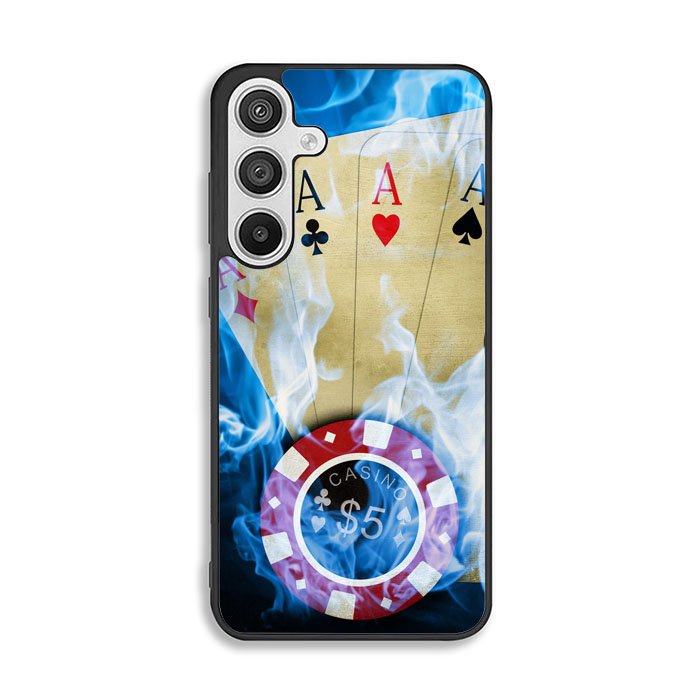 Blue Fire Ace Cards Samsung Galaxy A26 5G Case BC0200