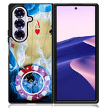 Blue Fire Ace Cards Samsung Galaxy Z Fold 7 5G Case BC0200