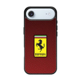 Ferrari Logo Red Carbon X4707 iPhone Air Case