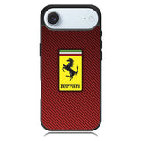 Ferrari Logo Red Carbon X4707 iPhone 17 Air Case