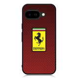 Ferrari Logo Red Carbon X4707 Google Pixel 9A Case